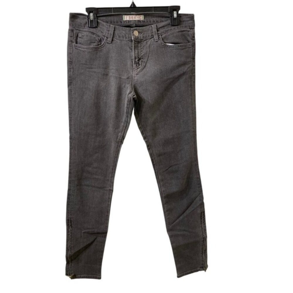 J Brand skinny ghost Ankle Zipper Jeans